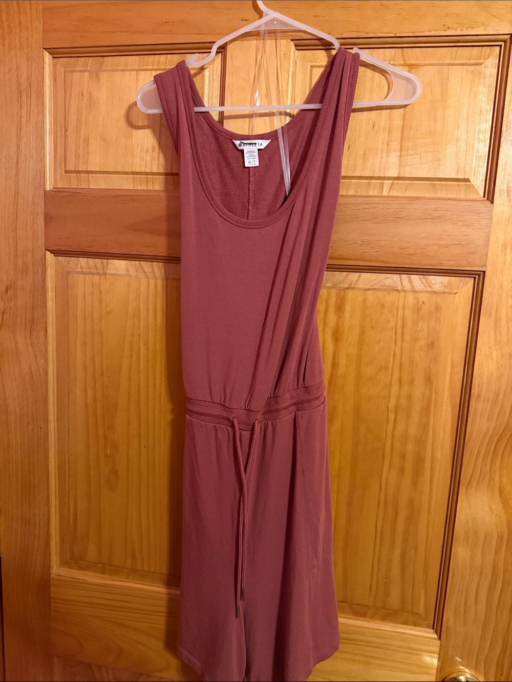 Athleta Rose Sleeveless Drawstring  Short Romper